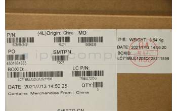 Lenovo 5CB1B43451 COVER Upper Case ASM_ITA L82FG NFPABNBL