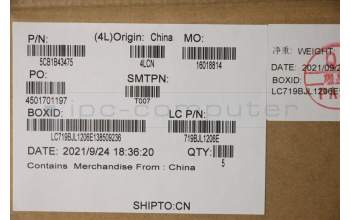 Lenovo 5CB1B43475 COVER Upper Case ASM_GER L82FGNFPABNBLML