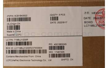 Lenovo 5CB1B43522 COVER Upper Case ASM_SPA L82LA LIG_SR