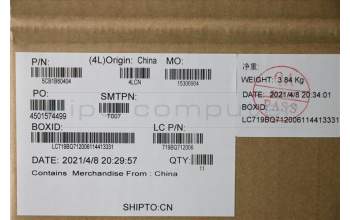 Lenovo 5CB1B60404 COVER Lower Case L 82H7 SP_AB_DIS