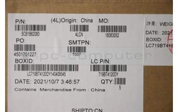 Lenovo 5CB1B62083 COVER Upper Case ASM_ITA L82H8FPABBL