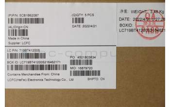 Lenovo 5CB1B62087 COVER Upper Case ASM_POR L82H8FPABBL