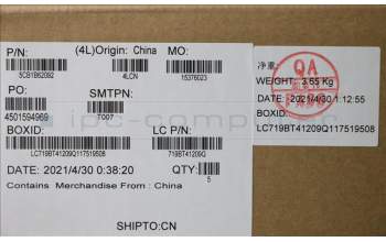 Lenovo 5CB1B62092 COVER Upper Case ASM_TC L82H8 FPABBL