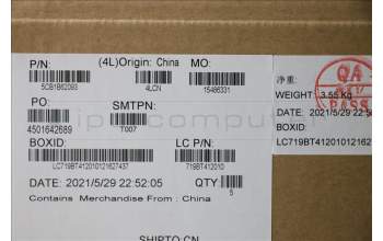 Lenovo 5CB1B62093 COVER Upper Case ASM_THAIL82H8FPABBL