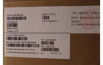 Lenovo 5CB1B65452 COVER UpperCaseASM_LA SPAL82H8FPAGBL