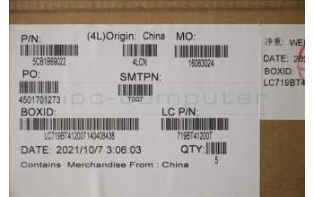 Lenovo 5CB1B69022 COVER Upper Case ASM_POR L82H8FPSDBL