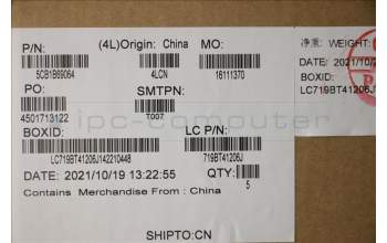 Lenovo 5CB1B69064 COVER Upper Case ASM_BELL82H8NFPABBL