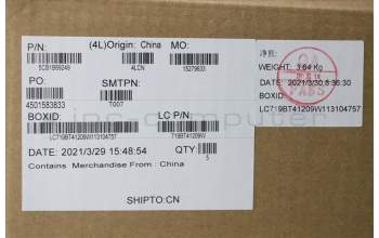 Lenovo 5CB1B69249 COVER Upper CaseASM_BULL82H8NFPAGNBL