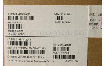 Lenovo 5CB1B69284 COVER Upper CaseASM_ENGL82H8NFPGBNBL