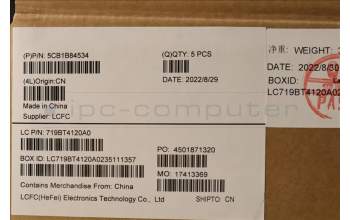 Lenovo 5CB1B84534 COVER Upper CaseASM_PORL82H8NFPSDNBL