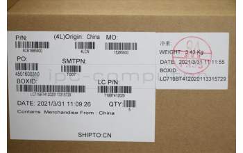 Lenovo 5CB1B85900 COVER UpperCaseASM_CZE/SLKL82H8NFPSDNBL