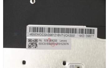 Lenovo 5CB1B96200 COVER Upper Case ASM_SLV W 82HV FP BL PG