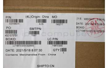 Lenovo 5CB1B96379 COVER Upper Case ASM_CZE/SLK L82KA BK