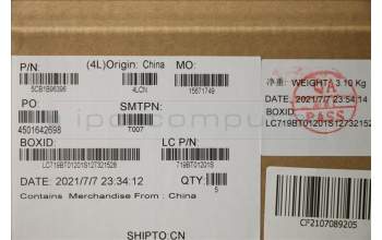 Lenovo 5CB1B96396 COVER Upper Case ASM_POR L82KA BK