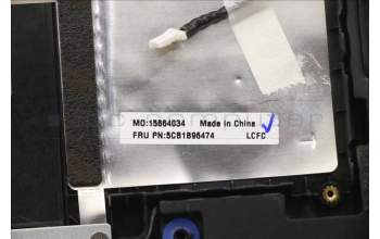 Lenovo 5CB1B96474 COVER Upper Case ASM_THAI L82KB BK DIS