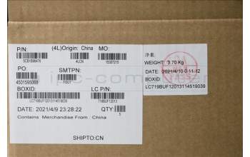 Lenovo 5CB1B96476 COVER Upper Case ASM_UKE L82KB BK DIS