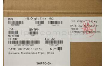 Lenovo 5CB1B96491 COVER Upper Case ASM_HIN L82KB IG DIS