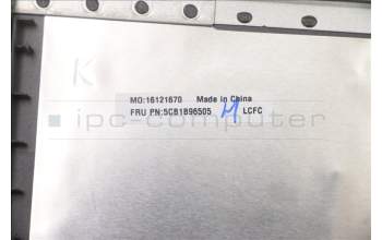 Lenovo 5CB1B96505 COVER Upper Case ASM_THAI L82KB IG DIS