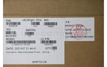 Lenovo 5CB1B97469 COVER Upper Case ASM_GRE L82H9 FP A/GUMA