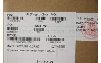 Lenovo 5CB1B97575 COVER UpperCaseASM_EUROENGL82H9NFPA/GDIS