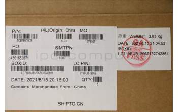 Lenovo 5CB1B97603 COVER Upper Case ASM_THAI L82H9NFPA/GUMA