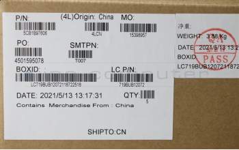 Lenovo 5CB1B97606 COVER UpperCaseASM_EUROENGL82H9NFPA/GUMA