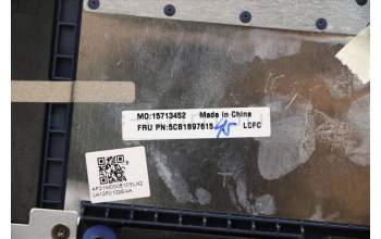 Lenovo 5CB1B97615 COVER Upper Case ASM_ARA L82H7 AB FP BLD