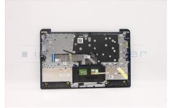 Lenovo 5CB1B97636 C-Cover with keyboard,Portuguese,Abyss Blue,Backlight,FingerPrint