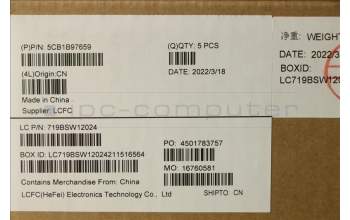 Lenovo 5CB1B97659 COVER Upper Case ASM_FRA L82H7 AB FPNBLD