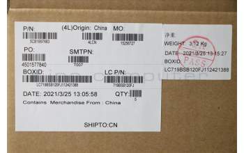 Lenovo 5CB1B97683 COVER Upper Case ASM_ENG L82H7 AB NFPBLD