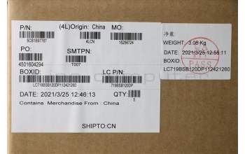 Lenovo 5CB1B97767 COVER Upper Case ASM_LASPAL82H7ABNFPNBLD