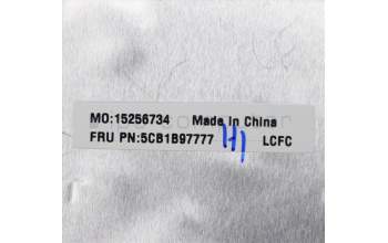 Lenovo 5CB1B97777 COVER Upper Case ASM_HBW L82H7 ABNFPNBLD