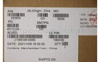 Lenovo 5CB1B97801 COVER Upper Case ASM_GER L82H7 AG FP BLD