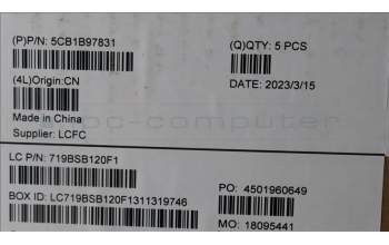 Lenovo 5CB1B97831 COVER Upper Case ASM_LA SPAL82H7AGFPNBLD