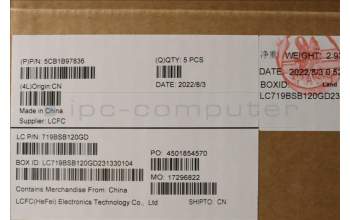 Lenovo 5CB1B97836 COVER Upper Case ASM_TC L82H7 AG FP NBLD