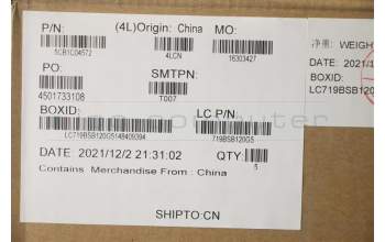 Lenovo 5CB1C04572 COVER Upper Case ASM_ITA L82H7 SDNFPNBLD