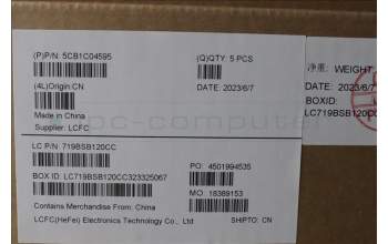 Lenovo 5CB1C04595 COVER UpperCaseASM_CZE/SLKL82H7SDNFPNBLD