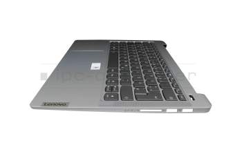 5CB1C04869 original Lenovo clavier incl. topcase DE (allemand) gris/argent avec rétro-éclairage