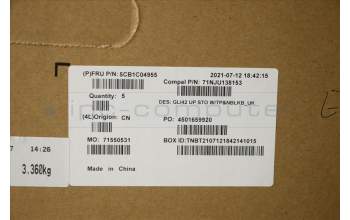 Lenovo 5CB1C04955 COVER UpperCaseASM_UKE C82L3 StoNBL