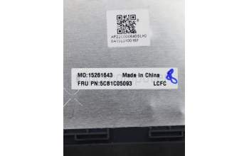 Lenovo 5CB1C05093 COVER Upper Case ASM_SW L81X7 NFPABDIS