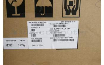 Lenovo 5CB1C13221 COVER Upper C82LM AL_BLK FP BLKB_FRE