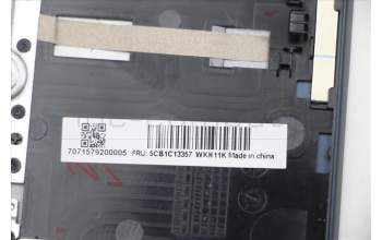 Lenovo 5CB1C13357 C-Cover with keyboard,Nordic,Abyss Blue,Backlight,Fingerprint