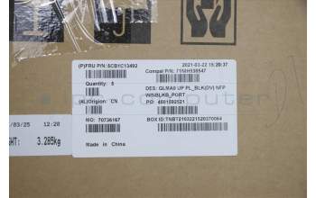 Lenovo 5CB1C13492 COVER Upper C82LM PL_BLKD NFP NBLKB_PORT