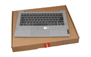 5CB1C13623 original Lenovo clavier incl. topcase DE (allemand) gris/gris avec rétro-éclairage