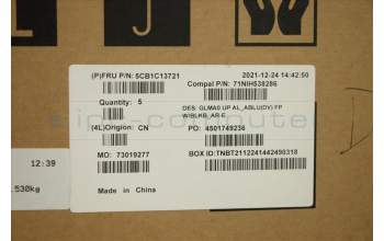 Lenovo 5CB1C13721 COVER Upper C82LM AL_ABLU FP BLKB_ARE