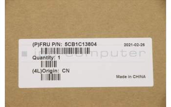 Lenovo 5CB1C13804 COVER Upper C82LM PL_SILD FP BLKB_UK