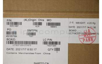 Lenovo 5CB1C14907 COVER UpperCaseASM_THAIL82JQSGw/WHWRF