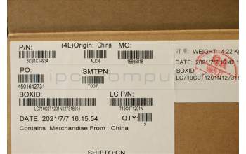 Lenovo 5CB1C14934 COVER UpperCaseASM_PORL82JQSTw/BUWRF