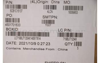 Lenovo 5CB1C15137 COVER Upper Case ASM_EUROENGL81X8FPPGDIS