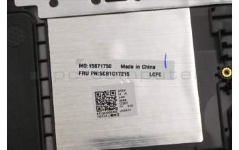 Lenovo 5CB1C17215 COVER Upper Case ASM_GER L81X8 NFPBKDIS